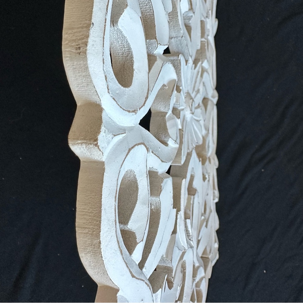 Intricate Cream Wall Art Panel - Picture 13 of 16